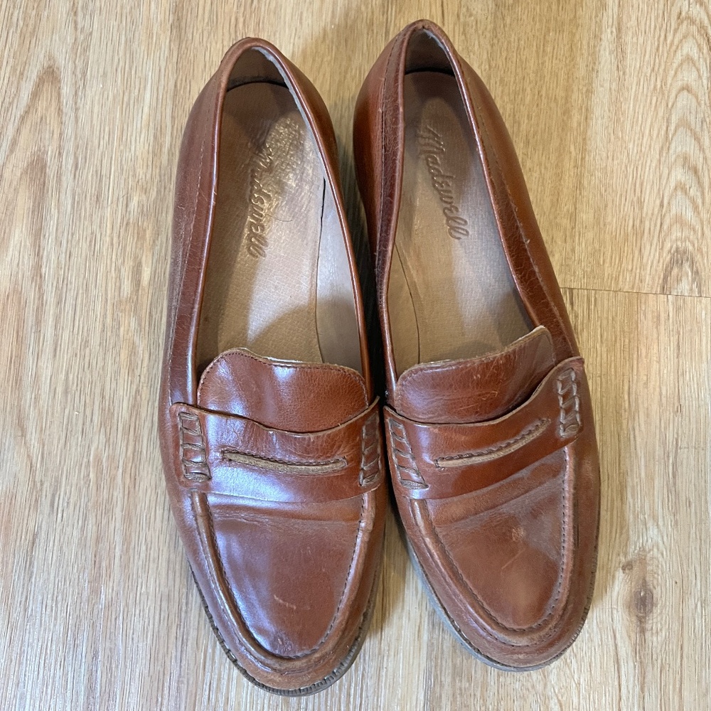 Madewell Brown/Tan Loafer Women's Size 8 Tan